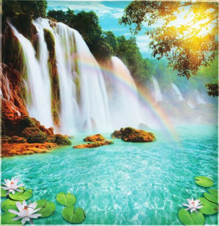 Радужные водопады 6 листов 196x201
